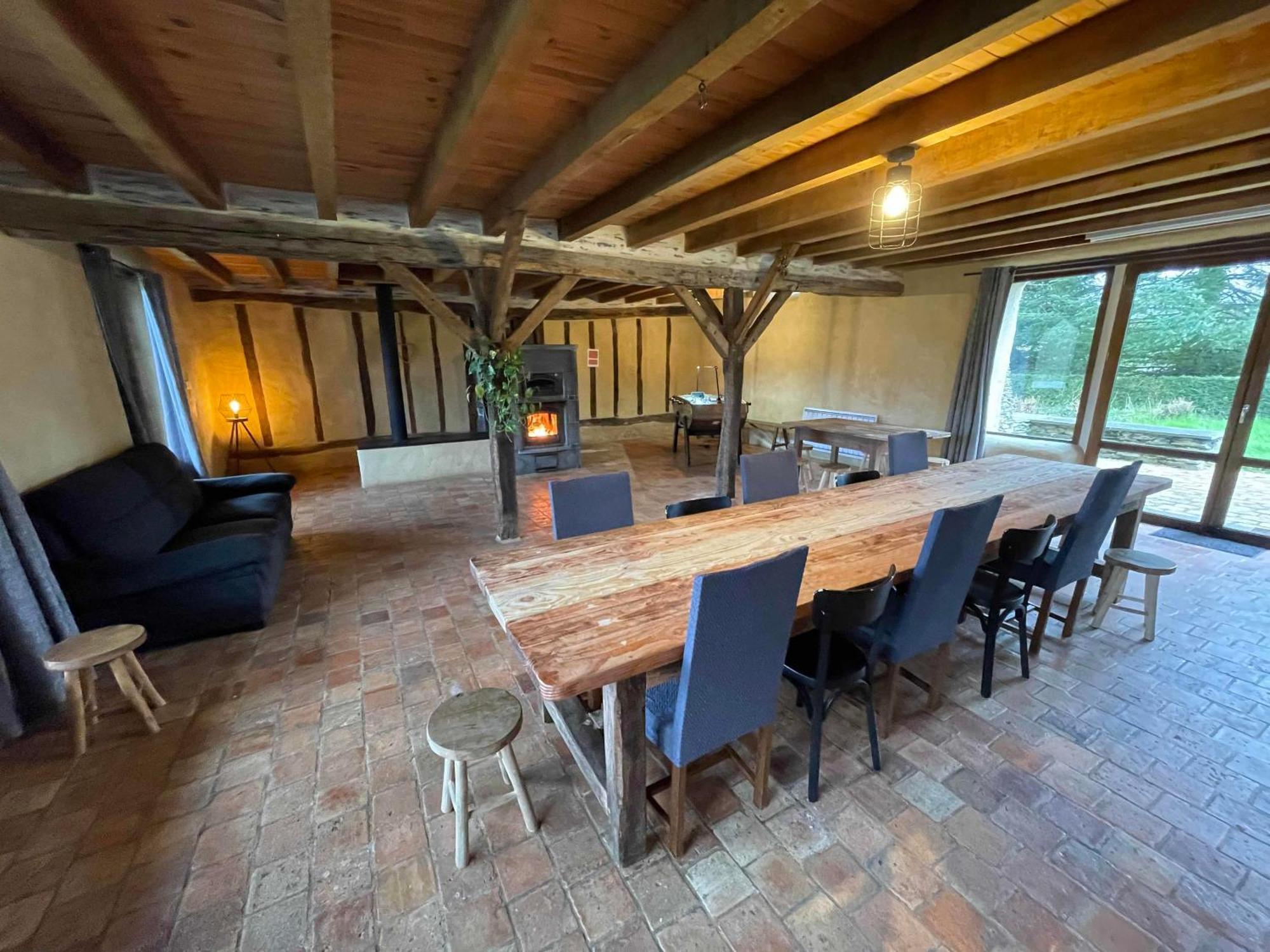 Gite Avec Piscine Interieur, Le Repere De Choiseau Challain-la-Potherie Exterior foto