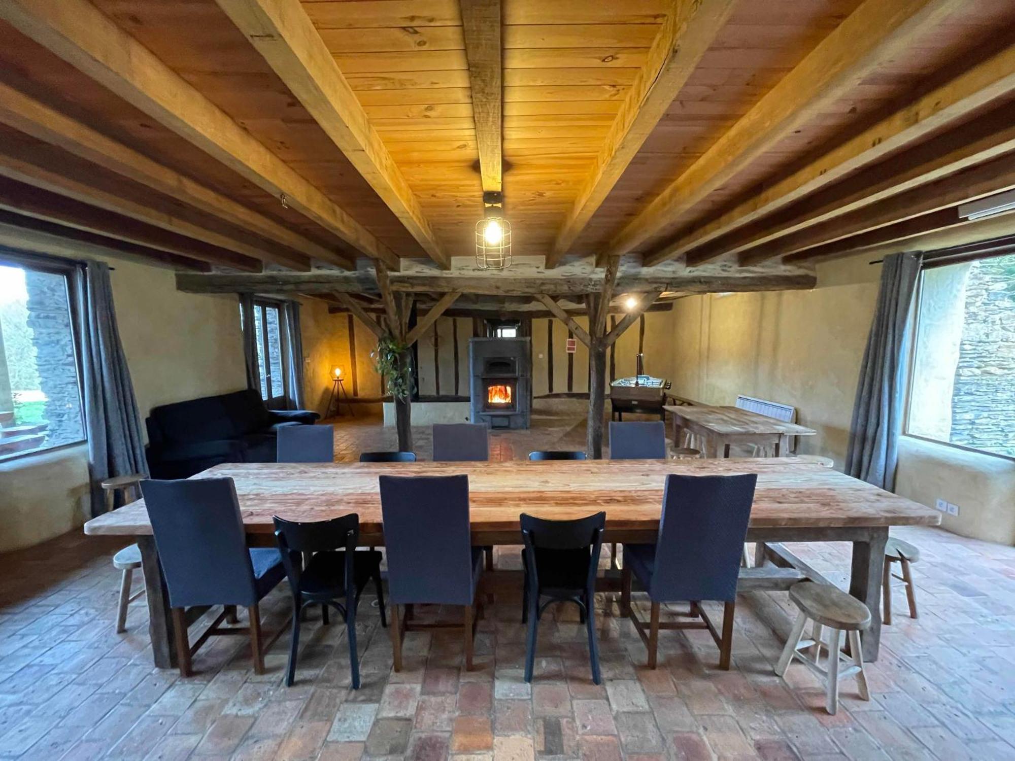 Gite Avec Piscine Interieur, Le Repere De Choiseau Challain-la-Potherie Exterior foto