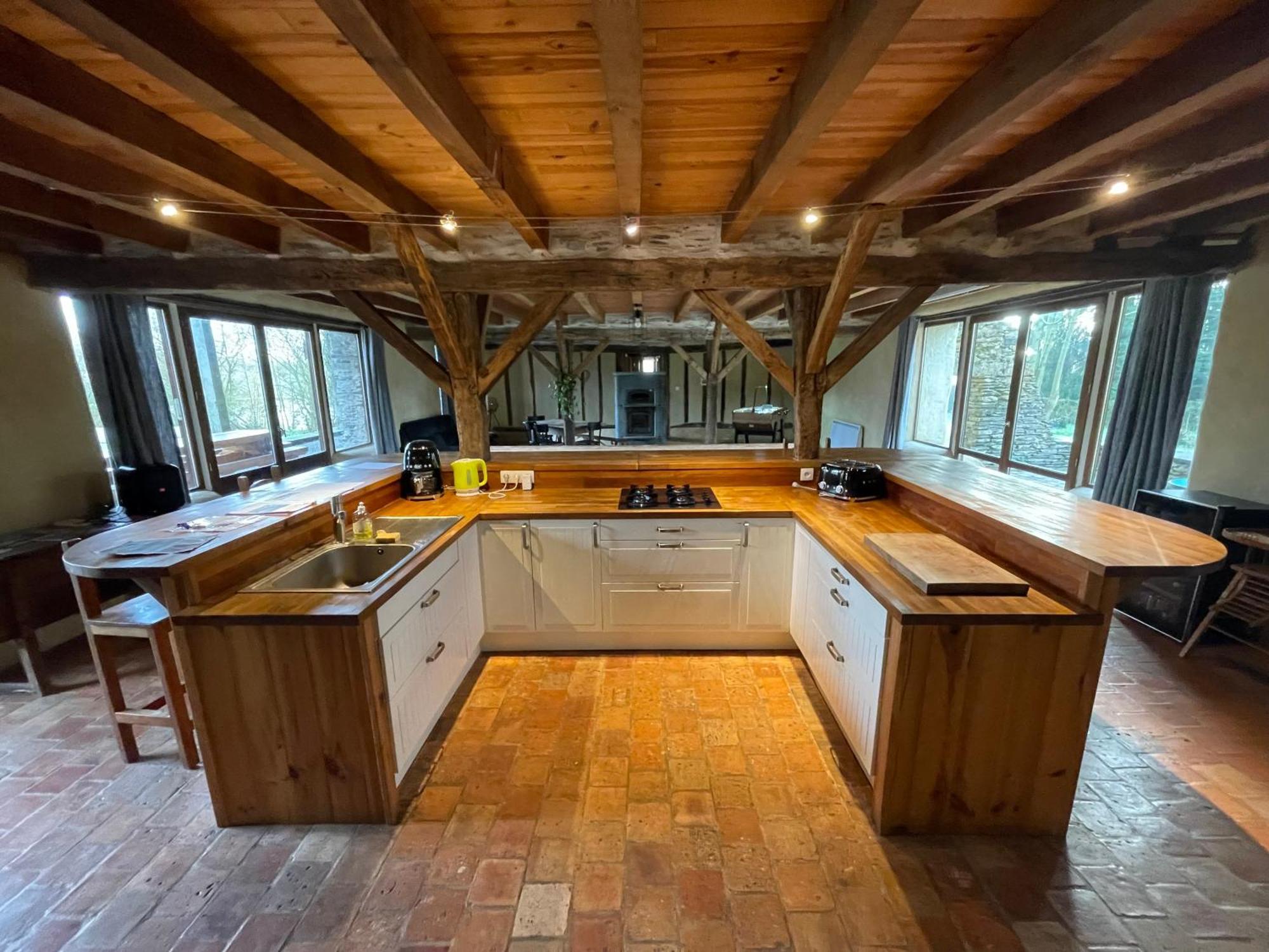Gite Avec Piscine Interieur, Le Repere De Choiseau Challain-la-Potherie Exterior foto